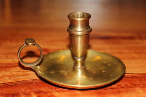 Vintage Brass Candlestick Holder