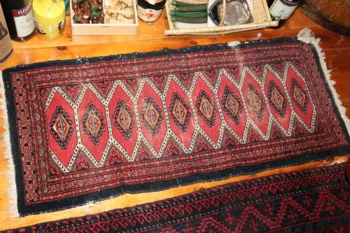 Vintage "Baluch" Persian Carpet (113 x 48 cm)