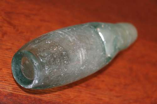 Vintage Sullivan's Mineral Works, Brakpan, Codd Bottle with Marble
