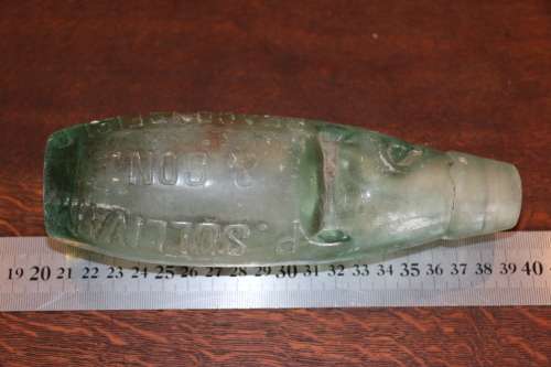 Vintage P.Sullivan & Son, Beaconsfield, Codd Bottle with Marble