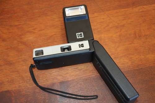 Vintage Kodak Extra 100 Camera & Flash
