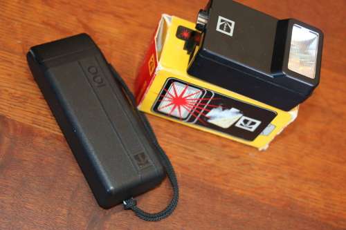 Vintage Kodak Extra 100 Camera & Flash