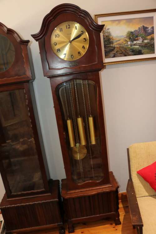 Beautiful Vintage Fauch Grandfather Clock