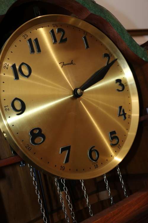 Beautiful Vintage Fauch Grandfather Clock