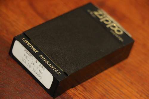 Solid Brass Zippo Lighter