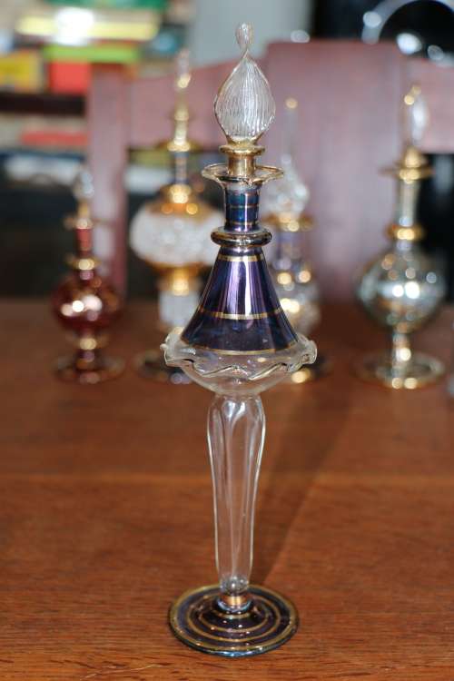 Egyptian Glass Perfume Bottle