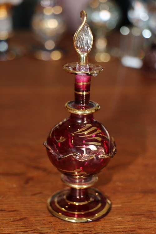 Egyptian Glass Perfume Bottle