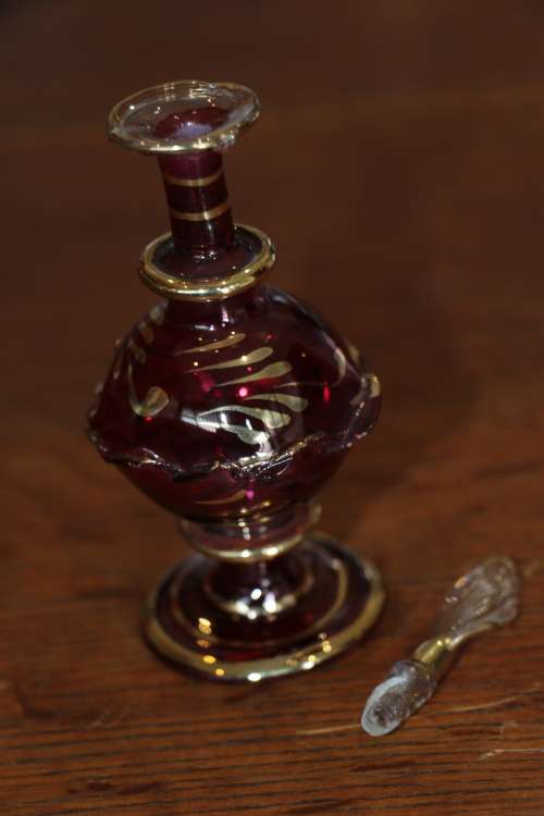 Egyptian Glass Perfume Bottle