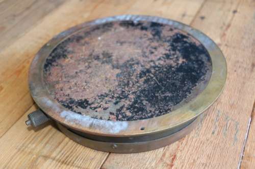 Vintage Brass Locomotive Pressure Gauge - Dewrance - London