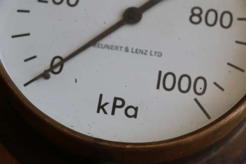 Vintage Brass Locomotive Pressure Gauge - Reunert & Lenz Ltd