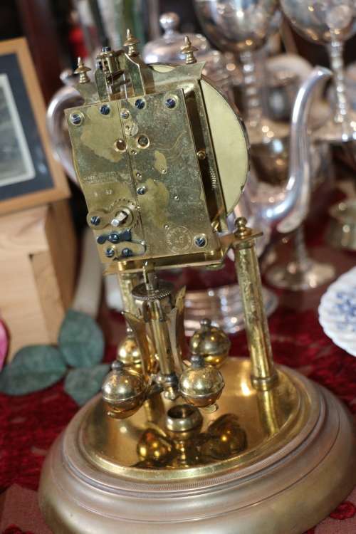 Beautiful Antique SCHATZ 400 day Anniversay Dome Clock