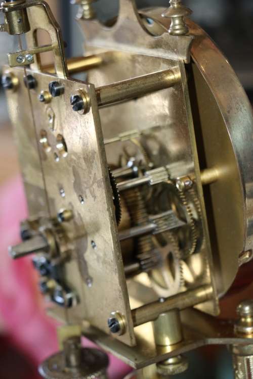 Beautiful Antique SCHATZ 400 day Anniversay Dome Clock