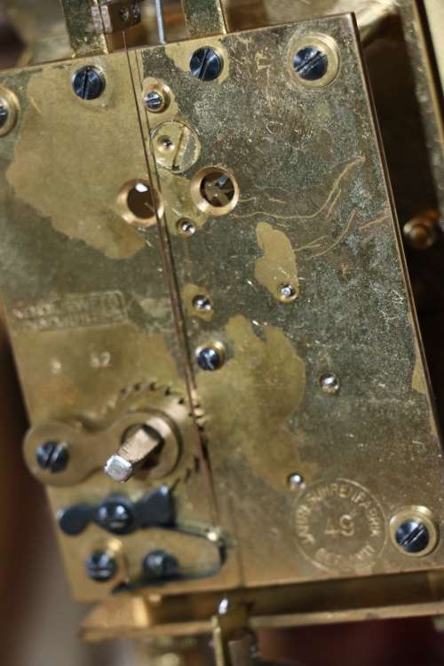 Beautiful Antique SCHATZ 400 day Anniversay Dome Clock