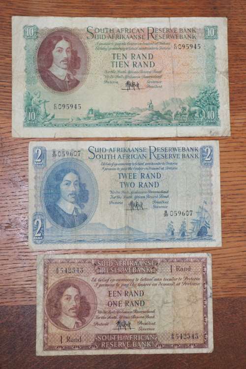Beautiful MH de Kock South African Bank Note Set