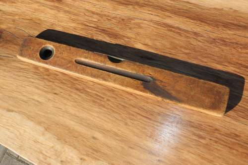 Vintage J. Rabone & Sons, Birmingham, Wood and Brass Spirit Level