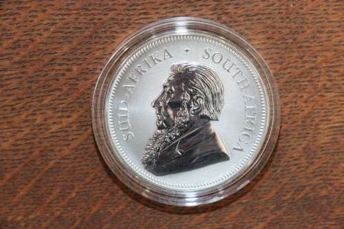 Beautiful 2017 1 Oz Fine Silver South Africa Krugerrand 1R in SA Mint Box
