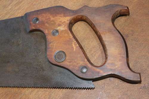Vintage Carpenters Hand Saw
