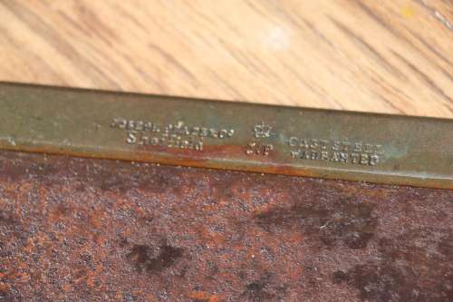Vintage Joseph Peace & Co Cast Steel Back Saw
