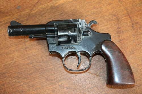 Vintage "PATROL" Metal Cap Gun