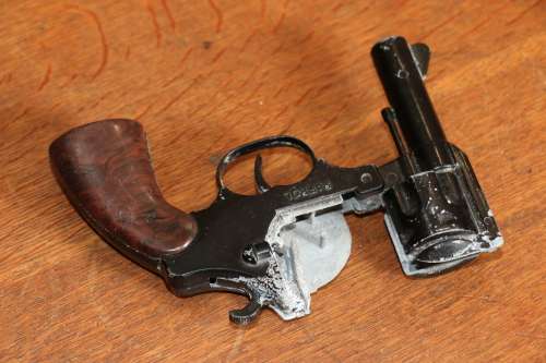 Vintage "PATROL" Metal Cap Gun