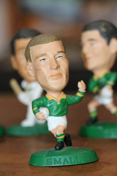 Beautiful Springbok Rugby Bobble Head Figurine - James Small