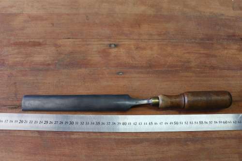 Beautiful Vintage Carpenters Chisel Gouge - McPherson Cast Steel