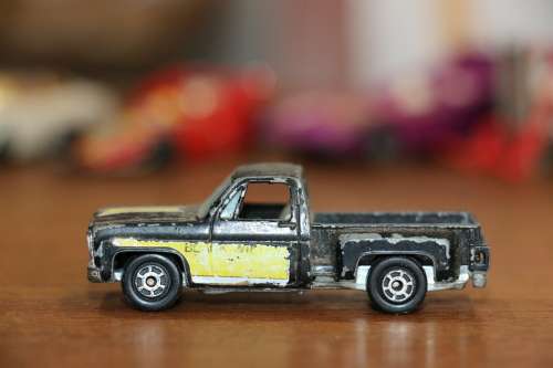 YAT MING Diecast Model Car - Chevy Stepside (Made in Hong Kong)