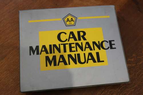 Beautiful Vintage AA RSA Car Maintenance Manual