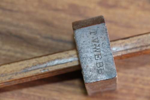 Beautiful Vintage TV WEBB Carpenters Marking Gauge