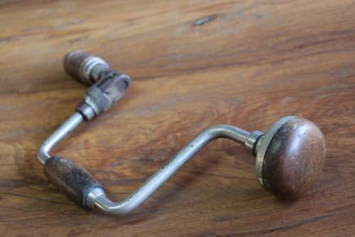 Beautiful Vintage Stanley No.73 Hand Brace / Drill