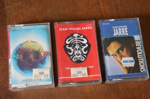 Vitage set of Tapes - Jean Michel Jarre - Revolutions, Oxygene, The Concerts in China