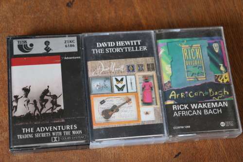 Vitage set of Tapes - David Hewitt, Rick Wakeman, The Adventures