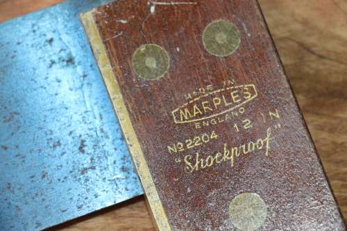Beautiful Antique Marples No.2204 Carpenters Set Square
