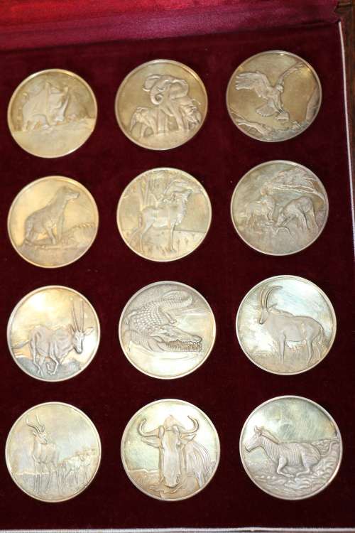 The Africana Commemorative Mint - 50th Anniversary Medallion Set - The Wildlife Society
