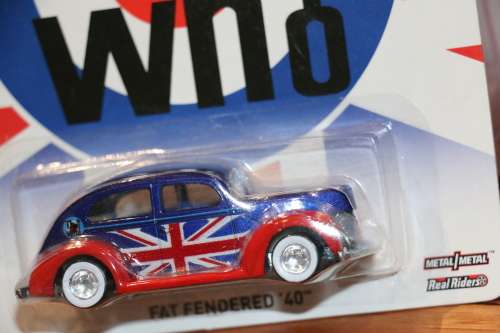 2013 HOT WHEELS PREMIUM Diecast Model - The Who, Fat Fendered '40 - Metal / Real Riders