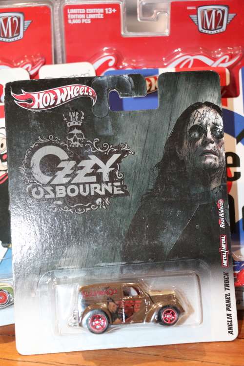 2011 HOT WHEELS PREMIUM Diecast Model - Ozzy Osbourne, Anglia Panel Truck - Metal / Real Riders