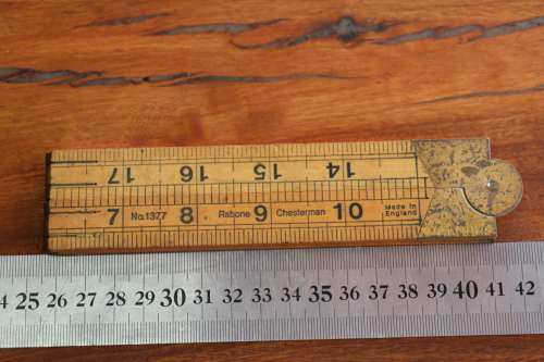 Beautiful Antique Rabone Chesterman No.1377 Ruler