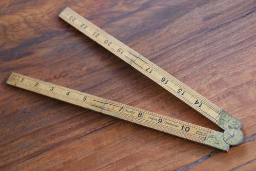 Beautiful Antique Rabone Chesterman No.1377 Ruler