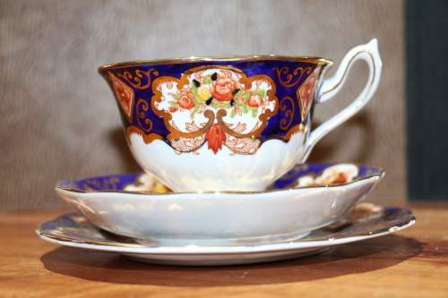 Vintage Royal Albert HEIRLOOM Porcelain Trio