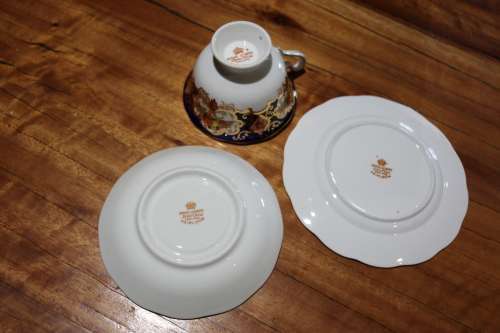 Vintage Royal Albert HEIRLOOM Porcelain Trio
