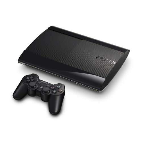 PS3 Slim 500GB  with 1 Black Controller and 1 Game (Excellent condition)