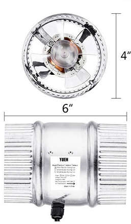4 Inch Inline Fan