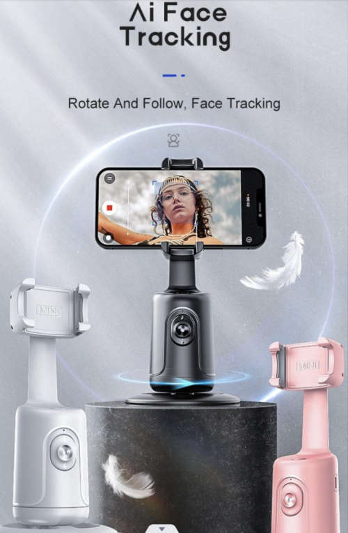 Intelligent Gimbal /AI Auto Face Object Tracking Mobile Stand Cell Phone Holder