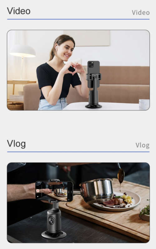 Intelligent Gimbal /AI Auto Face Object Tracking Mobile Stand Cell Phone Holder