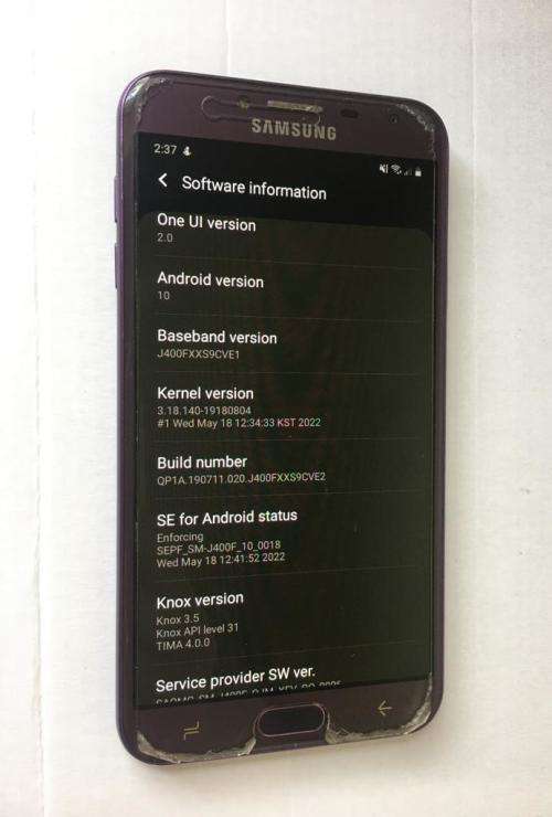 SAMSUNG Galaxy J4, 32GB, 3GB Ram, LTE 4G, Purple