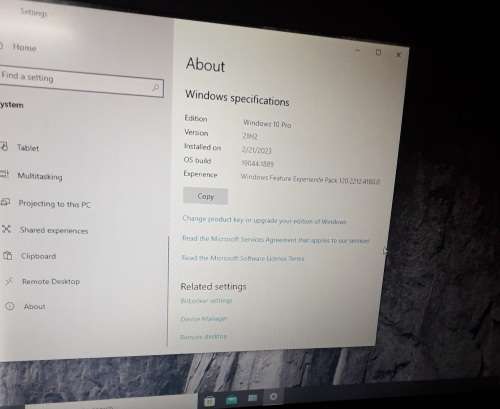 i7 Acer Travelmate Laptop with Extended Battery, Windows 10 Pro