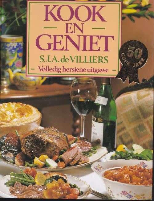 KOOK EN GENIET by S J A de Villiers (Volledig hersiene uitgawe)