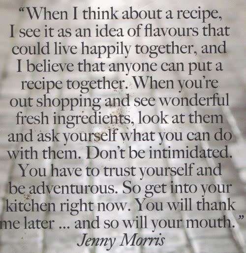 COOKING WITH JENNY MORRIS