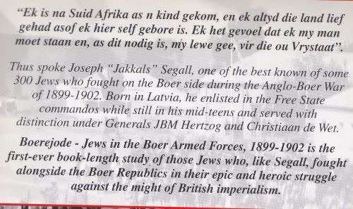BOEREJODE JEWS IN THE BOER ARMED FORCES 1899-1902 by David Saks