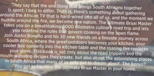 JUSTIN BONELLO`S ULTIMATE BRAAI MASTER LEKKER BRAAI RECIPES FROM ACROSS SOUTH AFRICA
